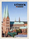 Holzschild 40x30 cm Lübeck Deutschland Marienkirche Bildmotiv Reisemotiv