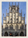 Holzschild 40x30 cm Münster Historichesrathaus Straße Stadt