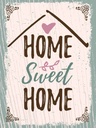 Holzschild 40x30 cm Home Sweet Geschenk
