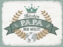 Holzschild 30x40 cm Bester Papa der Welt Männer Frauen