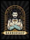 Holzschild 40x30 cm Barbershop Here we greate Style