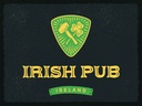 Holzschild 30x40 cm Ireland Irish pub Alkohol Essen Trinken