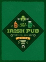 Holzschild 40x30 cm Ireland Irish Pub Whiskey Beer Essen Trinken