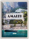 Blechschild 40x30 cm Amalfi ItalyTouristik Bildmotiv Reisemotiv Abenteuer Reisen Europa Urlaub