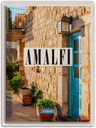 Blechschild 40x30 cm Amalfi ItalyReiseland Bildmotiv Reisemotiv Abenteuer Reisen Europa Urlaub