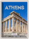 Blechschild 40x30 cm Athen Greece Akropolis Bildmotiv Reisemotiv Abenteuer Reisen Europa Urlaub