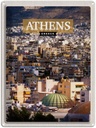 Blechschild 40x30 cm Athens Greece Urlaub Blick auf die Stadt Bildmotiv Reisemotiv Abenteuer Reisen