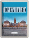Blechschild 40x30 cm Retro Copenhagen Denmark Schloss Bildmotiv Reisemotiv Abenteuer Reisen Europa Urlaub