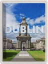 Blechschild 40x30 cm Retro Dublin IrelandStadt Bildmotiv Reisemotiv Abenteuer Reisen Straße Stadt Urlaub
