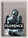 Blechschild 40x30 cm Florence Italy Urlaub wehmütiger Engel Statue Bildmotiv Reisemotiv Abenteuer Reisen Europa