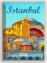 Blechschild 40x30 cm Istanbul Turkey Urlaub Bild Bildmotiv Reisemotiv Abenteuer Reisen Straße Stadt
