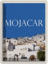 Blechschild 40x30 cm Retro Mojacar Urlaub Spain Spanien Himmel Bildmotiv Reisemotiv Abenteuer Reisen Europa