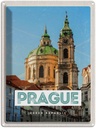 Blechschild 40x30 cm Prague St. Urlaub Nikolaus Kirche Kostel Bildmotiv Reisemotiv Abenteuer Reisen Europa