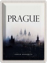 Blechschild 40x30 cm Retro Prague Urlaub Nebel Poster Bildmotiv Reisemotiv Abenteuer Reisen Straße Stadt