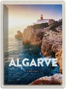 Blechschild 40x30 cm Algarve Portugal MeerPoster Bildmotiv Reisemotiv Abenteuer Reisen Straße Stadt Urlaub