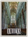 Blechschild 40x30 cm Amiens France Kathedrale Bildmotiv Reisemotiv Abenteuer Reisen Europa Urlaub