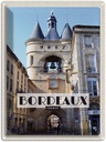 Blechschild 40x30 cm Bordeaux France Hafenstadt Bildmotiv Reisemotiv Abenteuer Reisen Straße Stadt Urlaub