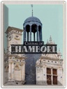 Blechschild 40x30 cm Retro Château Urlaub de Chambord Schloss Bildmotiv Reisemotiv Abenteuer Reisen Europa