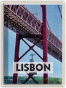 Blechschild 40x30 cm Lisbon Portugal Europa Urlaub Ponte 25 de Abril Bildmotiv Reisemotiv Abenteuer Reisen