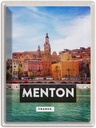Blechschild 40x30 cm Menton France Urlaub Provence Stadt Bildmotiv Reisemotiv Abenteuer Reisen Straße