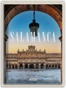 Blechschild 40x30 cm Salamanca Spain Architektur Bildmotiv Reisemotiv Abenteuer Reisen Straße Stadt Urlaub