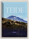 Blechschild 40x30 cm Retro Teide Stadt Urlaub Spain höchste Berg Bildmotiv Reisemotiv Abenteuer Reisen Straße