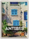 Blechschild 40x30 cm Antibes France Altstadt Bildmotiv Reisemotiv Abenteuer Reisen Straße Stadt Urlaub