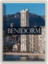 Blechschild 40x30 cm Benidorm Spain Panorama Poster Bildmotiv Reisemotiv Abenteuer Reisen Urlaub