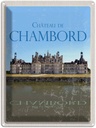 Blechschild 40x30 cm Chateau de Urlaub Chambord Schloss Retro Bildmotiv Reisemotiv Abenteuer Reisen Europa