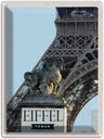 Blechschild 40x30 cm Eiffel Tower ParisTourismus Bildmotiv Reisemotiv Abenteuer Reisen Straße Stadt Urlaub