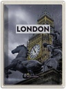 Blechschild 40x30 cm London Big England Urlaub Ben Queen Elizabeth Tower Bildmotiv Reisemotiv Abenteuer Reisen