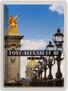 Blechschild 40x30 cm Pont Alexandre Urlaub III Paris Bildmotiv Reisemotiv Abenteuer Reisen Straße Stadt