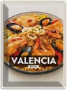 Blechschild 40x30 cm Valencia Spain Fisch Meeresfrüchte Bildmotiv Reisemotiv Abenteuer Reisen Europa Urlaub