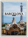 Blechschild 40x30 cm Barcelona Spain urlaubsort Meer Bildmotiv Reisemotiv Abenteuer Reisen Urlaub
