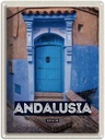 Blechschild 40x30 cm Andalusia Spain Retro Altstadt Bildmotiv Reisemotiv Abenteuer Reisen Urlaub