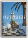Blechschild 40x30 cm Canary Islands SpainPalmen Bildmotiv Reisemotiv Abenteuer Reisen Straße Stadt Urlaub
