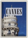 Blechschild 40x30 cm Cannes France Urlaub Carlton Hotel Bildmotiv Reisemotiv Abenteuer Reisen Straße Stadt