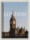 Blechschild 40x30 cm London UK Urlaub Big Ben glocke Bildmotiv Reisemotiv Abenteuer Reisen England
