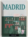 Blechschild 40x30 cm Madrid Spain Errinerungen Retro Bildmotiv Reisemotiv Abenteuer Reisen Europa Urlaub