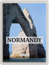 Blechschild 40x30 cm Normandy France Reiseziel Bildmotiv Reisemotiv Abenteuer Reisen Straße Stadt Urlaub