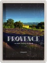 Blechschild 40x30 cm Provence-Alpes-Côte d'Azur France Bildmotiv Reisemotiv Abenteuer Reisen Europa Urlaub