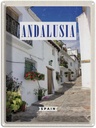 Blechschild 40x30 cm Andalusia Spain Altstadt Bildmotiv Reisemotiv Abenteuer Reisen Straße Stadt Urlaub