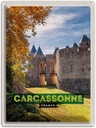Blechschild 40x30 cm Carcassonne France Reiseziel Bildmotiv Reisemotiv Abenteuer Reisen Urlaub