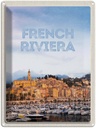 Blechschild 40x30 cm French Riviera Panorama Bild Bildmotiv Reisemotiv Abenteuer Reisen Europa Urlaub