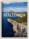 Blechschild 40x30 cm Mallorca Spain Urlaub Meer Berge Retro Bildmotiv Reisemotiv Abenteuer Reisen Europa