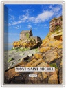 Blechschild 40x30 cm Moint-Saint-MichelTourismus Bildmotiv Reisemotiv Abenteuer Reisen Urlaub