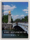 Blechschild 40x30 cm Pont Alexander Urlaub III Paris Tourismus Bildmotiv Reisemotiv Abenteuer Reisen Europa