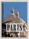 Blechschild 40x30 cm Paris France Architektur Bildmotiv Reisemotiv Abenteuer Reisen Straße Stadt Urlaub