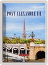 Blechschild 40x30 cm Pont Alexandre III Tourismus Bildmotiv Reisemotiv Abenteuer Reisen Europa Urlaub
