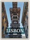 Blechschild 40x30 cm Lisbon Portugal Retro Tourismus Bildmotiv Reisemotiv Abenteuer Reisen Europa Urlaub